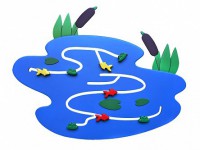 Сенсомоторное декоративно-развивающее панно "Река" - fgospostavki.ru - Лобня