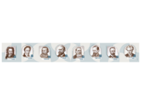Стенд-лента "Выдающиеся ученые-историки" - fgospostavki.ru - Лобня
