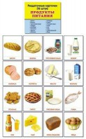 Раздаточные карточки "Продукты питания" - fgospostavki.ru - Лобня