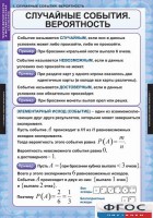 Комплект таблиц. Теория вероятностей и математическая статистика. - fgospostavki.ru - Лобня