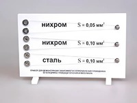 Прибор для демонстрации зависимости сопротивления проводника от его длины, сечения и материала - fgospostavki.ru - Лобня