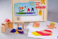 Игровой набор Фребеля "Конструктор деревянный без соединений-2" (Серия "Эксперимент") - fgospostavki.ru - Лобня