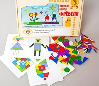 Игровой набор Фребеля "Конструктор плоскостной-4" (Серия "Эксперимент") - fgospostavki.ru - Лобня