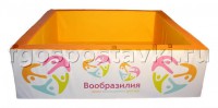 Бассейн "Вообразилия" квадратный с шелкографией - fgospostavki.ru - Лобня