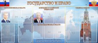 Стенд "Государство и право" - fgospostavki.ru - Лобня