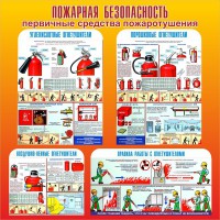 Стенд "Пожарная безопасность" Вариант 2 - fgospostavki.ru - Лобня