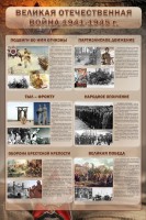 Стенд "Великая Отечественная война" (события) - fgospostavki.ru - Лобня