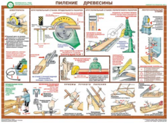 Комплект плакатов "Безопасность труда при деревообработке" - fgospostavki.ru - Лобня