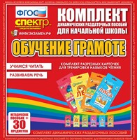 Динамические раздаточные пособия. Обучение грамоте (карточки). Комплект разрезных карточек для тренировки навыков чтения. - fgospostavki.ru - Лобня