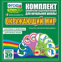 Динамические раздаточные пособия. Окружающий мир (веера). Животные и растения, дорожные знаки. - fgospostavki.ru - Лобня