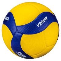 Мяч волейбольный Mikasa V200W (размер 5, синтетическая кожа, профессиональный) - fgospostavki.ru - Лобня