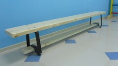 Скамейка гимнастическая (металлические ножки, лак) (2,5 м)  - fgospostavki.ru - Лобня