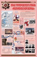 Плакат "Великая Отечественная война: Крах гитлеровского плана «молниеносной войны» " - fgospostavki.ru - Лобня