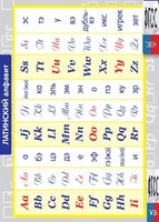 Таблица "Латинский алфавит" (винил) - fgospostavki.ru - Лобня