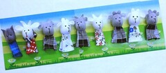 Пальчиковый театр "Волк и семеро козлят" (9 персонажей) - fgospostavki.ru - Лобня