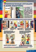 Комплект таблиц. ОБЖ. Поведение в криминогенных ситуациях. - fgospostavki.ru - Лобня