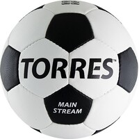Мяч футбольный TORRES Main Stream (размер 4, синтетическая кожа, тренировочный) - fgospostavki.ru - Лобня