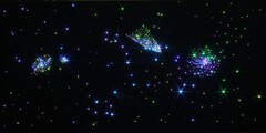 Настенный фиброоптический ковер "Млечный путь" 150х150, 300 точек - fgospostavki.ru - Лобня
