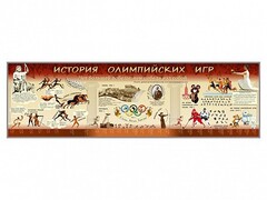 Настенное полотно "История Олимпийских игр" - fgospostavki.ru - Лобня