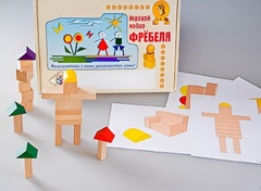 Игровой набор Фребеля "Конструктор деревянный без соединений-3" (Серия "Эксперимент") - fgospostavki.ru - Лобня