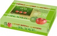Счетный материал на магнитах "Яблоки" - fgospostavki.ru - Лобня