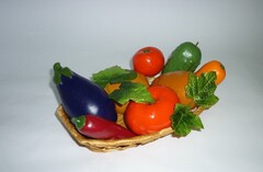 Муляжи "Корзина с овощами" - fgospostavki.ru - Лобня
