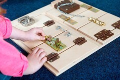 Тактильно-развивающая панель “Замочки” - fgospostavki.ru - Лобня