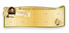 Стенд резной "Из дальних странствий возвратясь" - fgospostavki.ru - Лобня