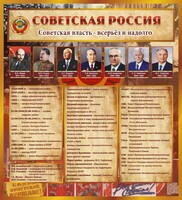 Стенд "Советская Россия" - fgospostavki.ru - Лобня