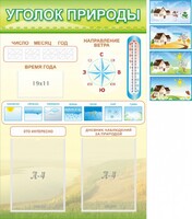 Стенд "Уголок природы" Вариант 2 - fgospostavki.ru - Лобня