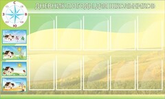 Стенд "Дневник погоды" - fgospostavki.ru - Лобня