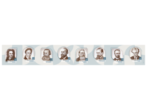 Стенд-лента "Выдающиеся ученые-историки" - fgospostavki.ru - Лобня