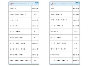 Комплект карточек (10) "Обучающий калейдоскоп. Умножение на 7, 8 и 9" - fgospostavki.ru - Лобня