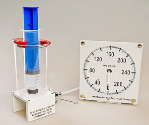 Прибор для изучения газовых законов (с манометром) - fgospostavki.ru - Лобня