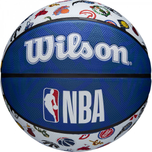 Мяч баскетбольный Wilson NBA All Team (размер 7, резина, тренировочный) - fgospostavki.ru - Лобня
