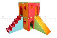 Домик игровой двухэтажный (комплект) - fgospostavki.ru - Лобня