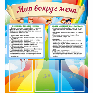 Стенд "Мир вокруг меня" - fgospostavki.ru - Лобня