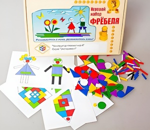 Игровой набор Фребеля "Конструктор плоскостной-4" (Серия "Эксперимент") - fgospostavki.ru - Лобня