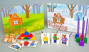 Игровой набор Фребеля "Заюшкина избушка" (серия "Сказочный мир". Выпуск 1) - fgospostavki.ru - Лобня