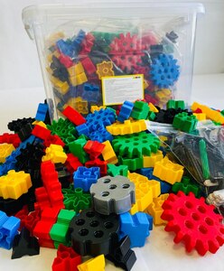 Конструктор STEM "Шестеренки" 400 деталей - fgospostavki.ru - Лобня
