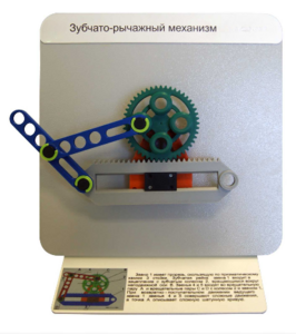 Демонстрационная модель "Зубчато-рычажный механизм"  - fgospostavki.ru - Лобня