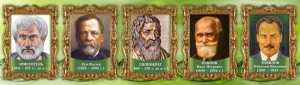Стенд "Выдающиеся ученые биологи, часть 2" - fgospostavki.ru - Лобня
