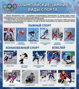 Стенд "Олимпийские зимние виды спорта" - fgospostavki.ru - Лобня
