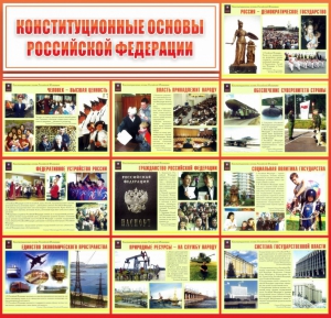Стенд "Конституционные основы РФ" - fgospostavki.ru - Лобня