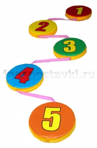 Дорожка "Змейка-шагайка-геометрическая" с цифрами - fgospostavki.ru - Лобня