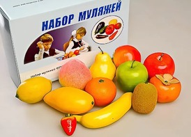 Набор муляжей фруктов - fgospostavki.ru - Лобня