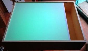 Планшет для рисования песком с RGB подсветкой (80х60 см) - fgospostavki.ru - Лобня