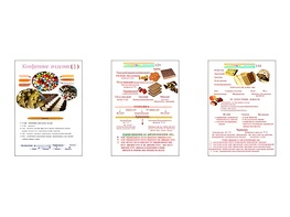 Плакаты ПРОФТЕХ "Конфетные изделия" (3 пл, винил, 70х100) - fgospostavki.ru - Лобня