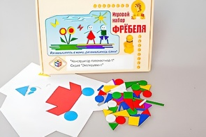 Игровой набор Фребеля "Конструктор плоскостной-1" (Серия "Эксперимент") - fgospostavki.ru - Лобня