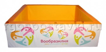 Бассейн "Вообразилия" квадратный с шелкографией - fgospostavki.ru - Лобня